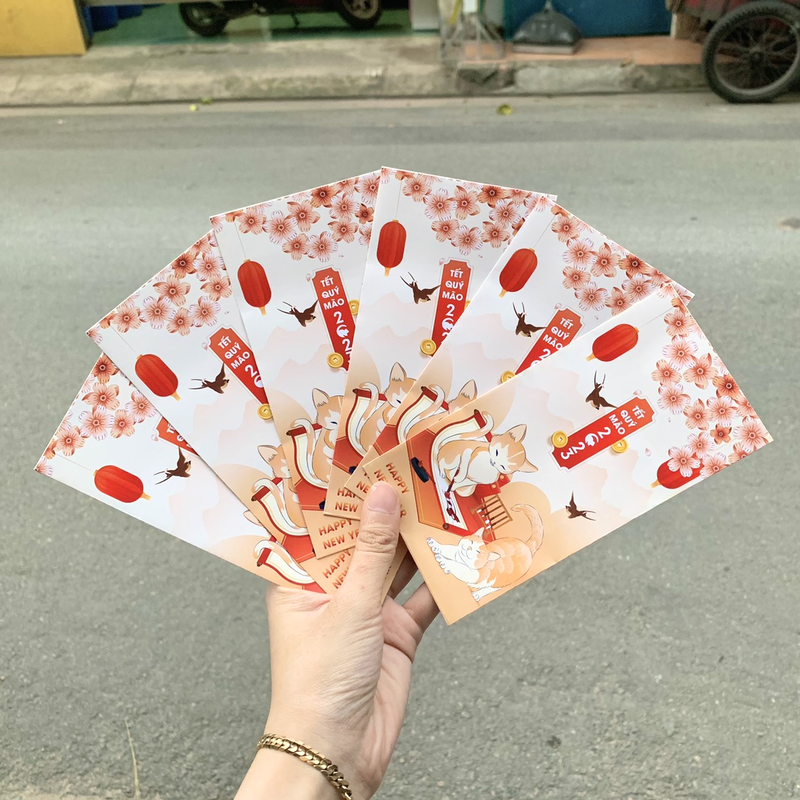 Mẫu Bao Lì Xì Tết Quý Mão 2023 Mẫu Bao Lì Xì Tết Quý Mão 2023