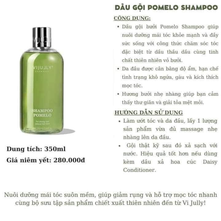 Combo Gội Xịt Xả Bưởi Vijully Phiên Bản Mới 2023 Giảm Rụng Tóc Combo Gội Xịt Xả Bưởi Vijully Phiên Bản Mới 2023 Giảm Rụng Tóc