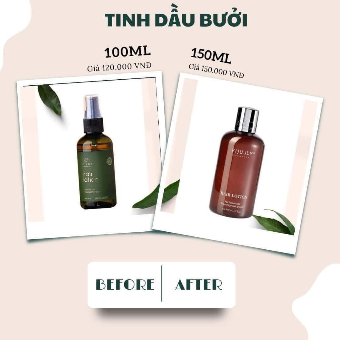 Tinh Dầu Bưởi Vijully Phiên bản mới kích thích mọc tóc giảm tóc gãy rụng Tinh Dầu Bưởi Vijully Phiên bản mới kích thích mọc tóc giảm tóc gãy rụng