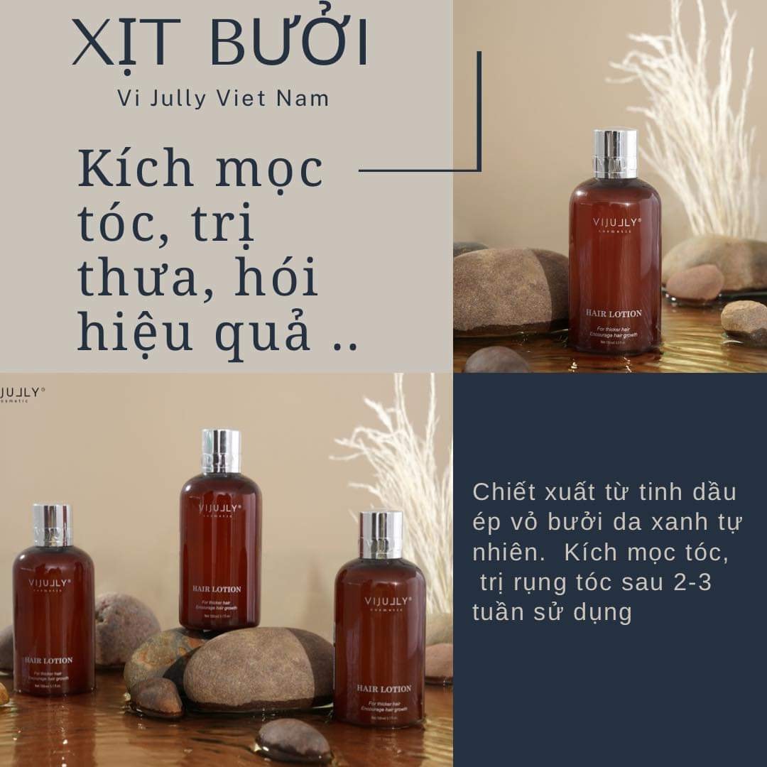 Tinh Dầu Bưởi Vijully Phiên bản mới kích thích mọc tóc giảm tóc gãy rụng Tinh Dầu Bưởi Vijully Phiên bản mới kích thích mọc tóc giảm tóc gãy rụng