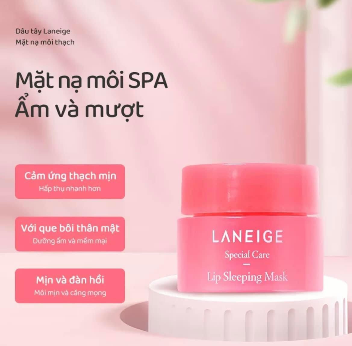 Mặt Nạ Ngủ Môi Laneige Mini 3g Hương Quả Mọng Dâu Tây Mặt Nạ Ngủ Môi Laneige Mini 3g Hương Quả Mọng Dâu Tây