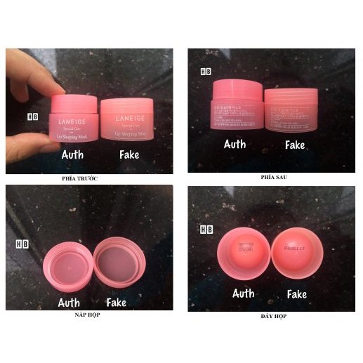 Phân Biệt Thật Giả Mặt Nạ Ngủ Môi Laneige Mini 3g Phân Biệt Thật Giả Mặt Nạ Ngủ Môi Laneige Mini 3g