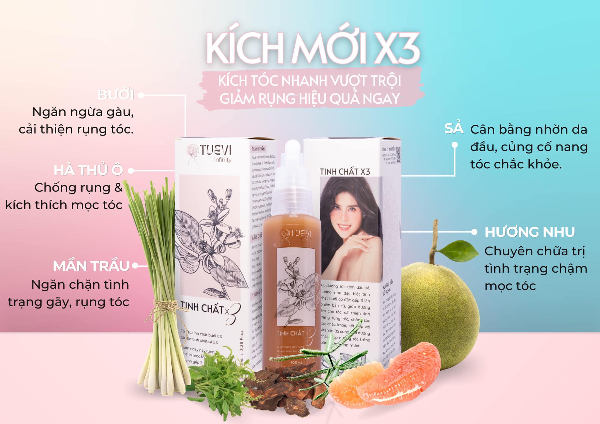 Tinh Chất Sả Bưởi Tuệ Vi Infinity Phiên Bản Mới Tinh Chất Sả Bưởi Tuệ Vi Infinity Phiên Bản Mới