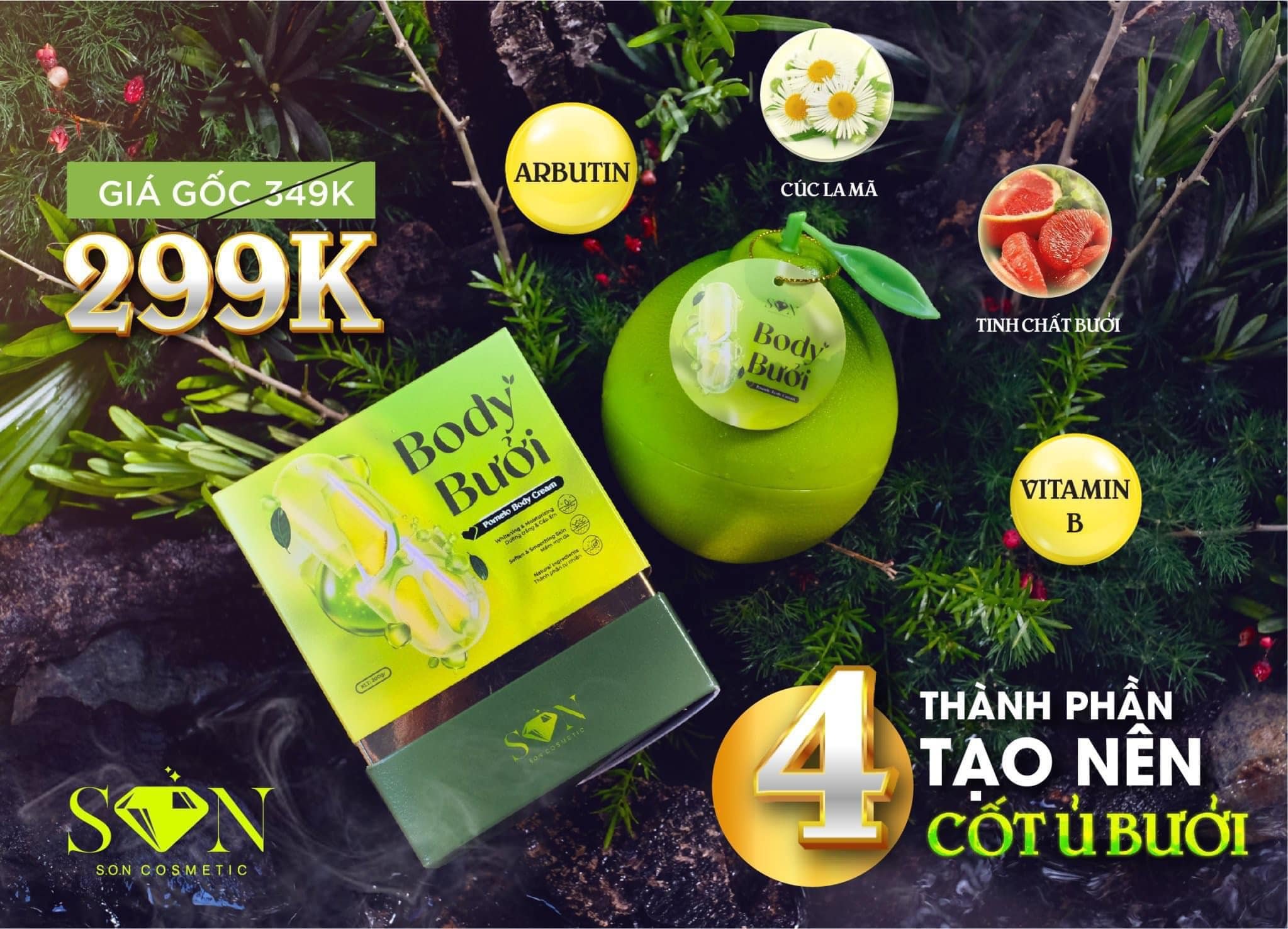 Kem Body Bưởi Mỹ Phẩm SON Group Mua 1 Tặng 1 Kem Body Bưởi Mỹ Phẩm SON Group Mua 1 Tặng 1