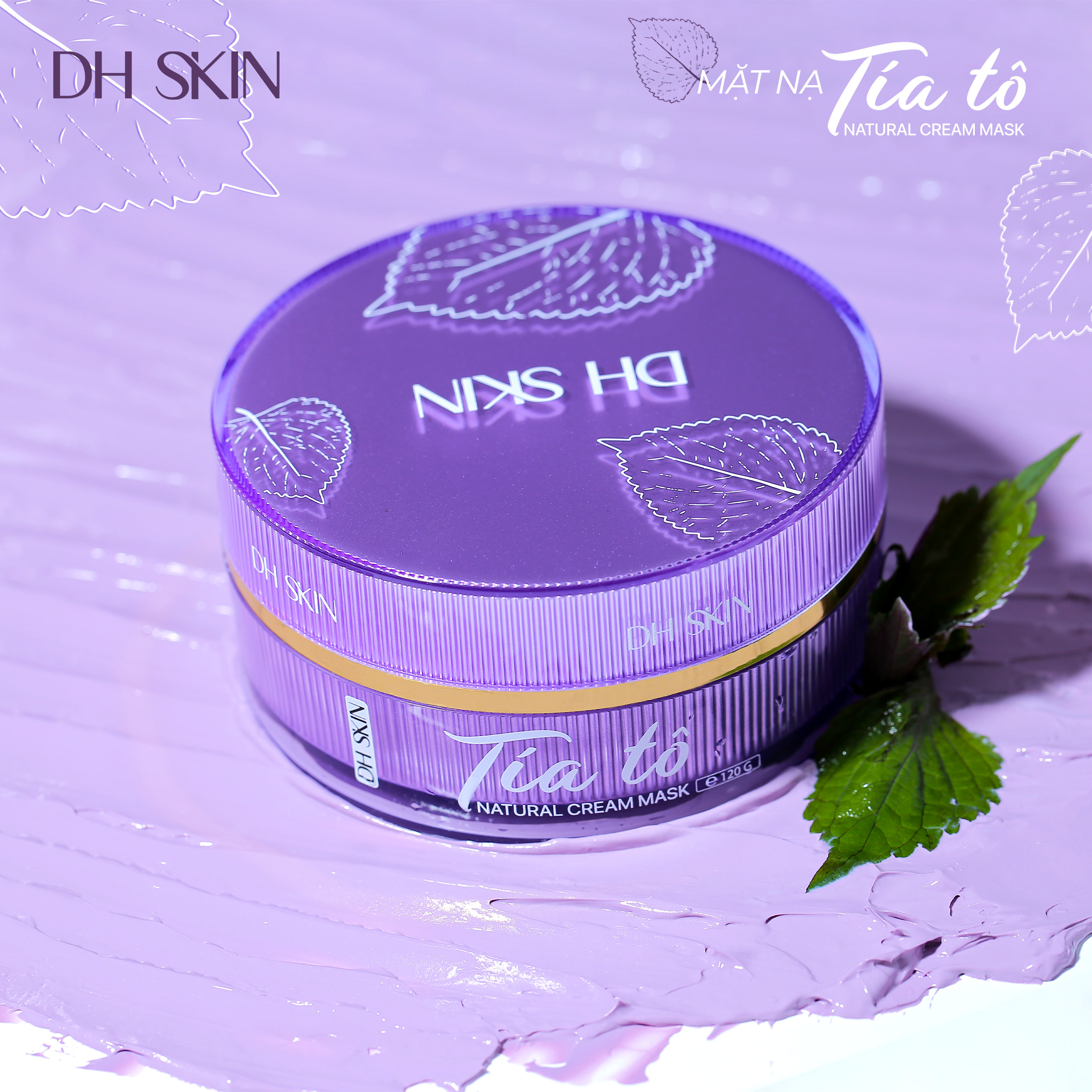 Mặt Nạ Tía Tô DH Skin Dành Cho Da Sạm Nám Mặt Nạ Tía Tô DH Skin Dành Cho Da Sạm Nám