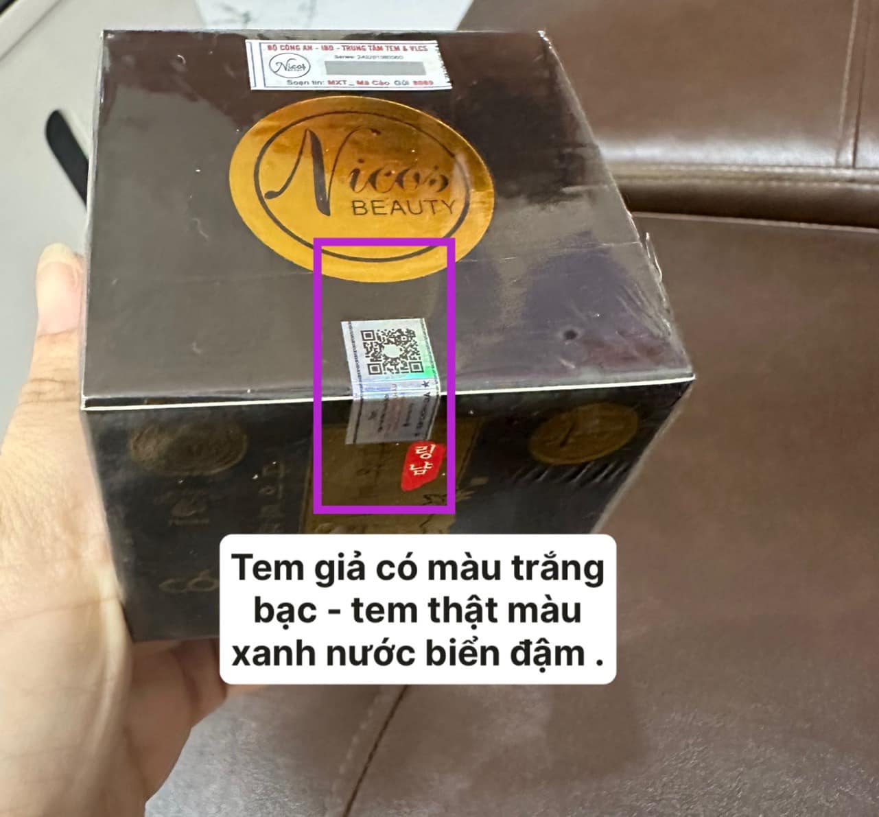 Phân Biệt Thật Giả Cốt Trắng Nicos Và Cao Nám Nicos Beauty Thanh Nhi Phân Biệt Thật Giả Cốt Trắng Nicos Và Cao Nám Nicos Beauty Thanh Nhi