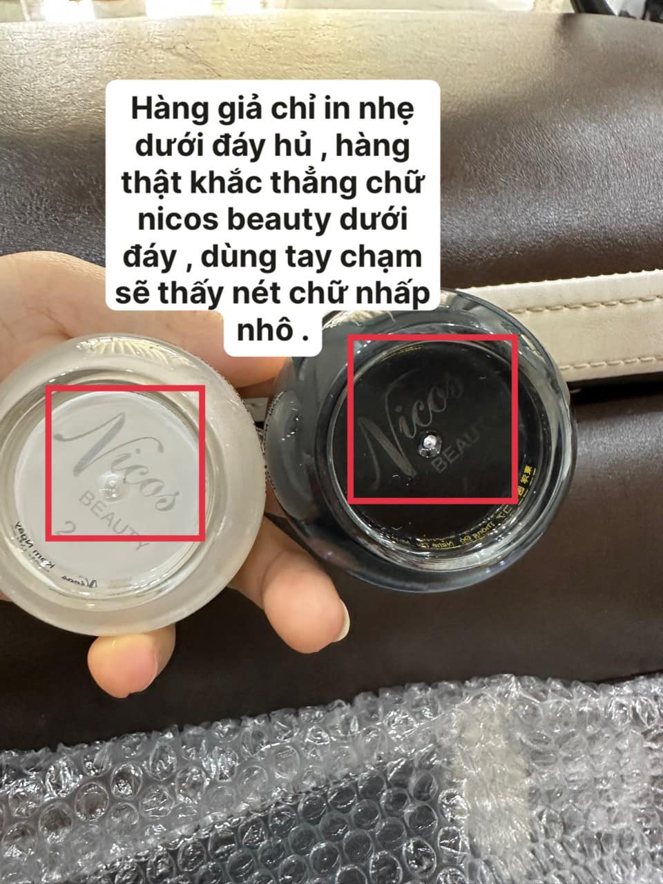 Phân Biệt Thật Giả Cốt Trắng Nicos Và Cao Nám Nicos Beauty Thanh Nhi Phân Biệt Thật Giả Cốt Trắng Nicos Và Cao Nám Nicos Beauty Thanh Nhi