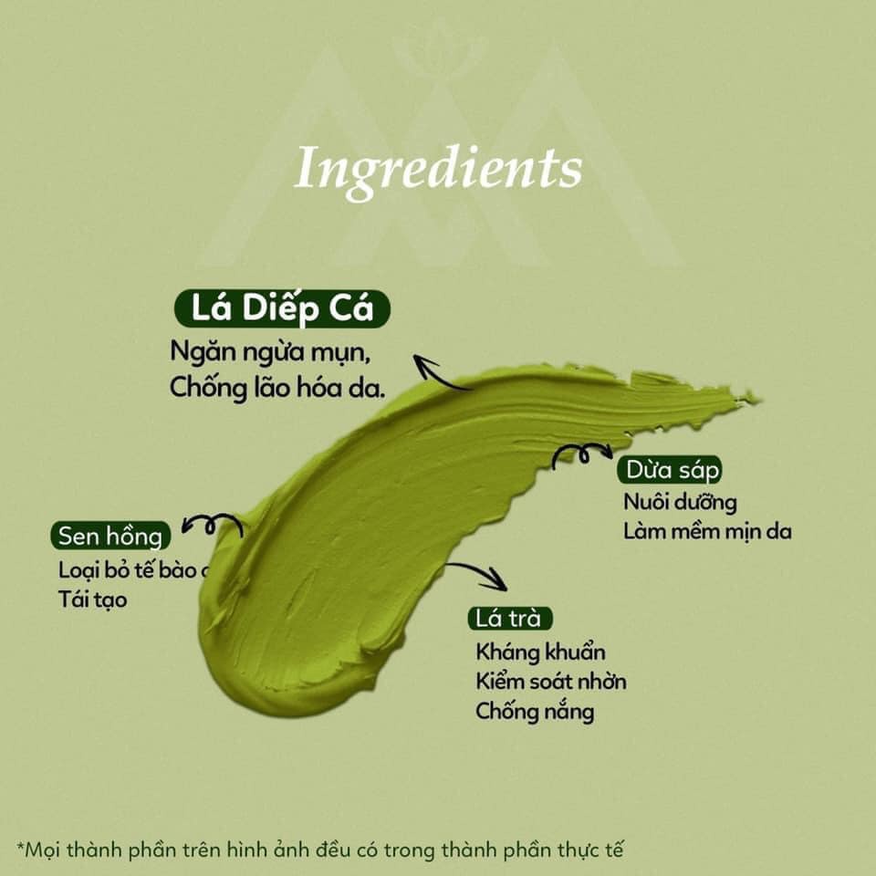 Mặt nạ diếp cá tái sinh Meea Organic giải pháp cho làn da khô Mặt nạ diếp cá tái sinh Meea Organic giải pháp cho làn da khô