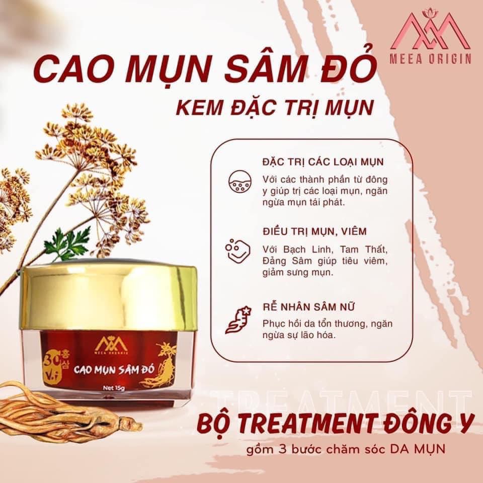 Cao mụn sâm đỏ lấy lại tự tin cho lan da mụn Cao mụn sâm đỏ lấy lại tự tin cho lan da mụn