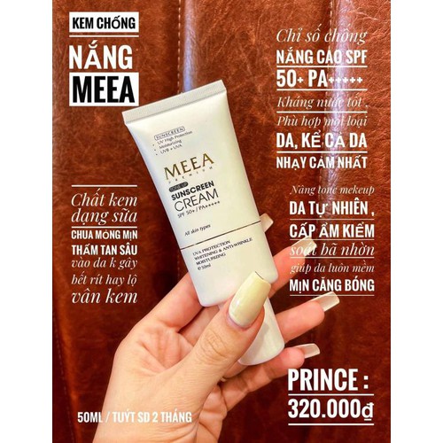 Thỏa thích vui chơi chăm sóc da đã có chống nắng Meea Thỏa thích vui chơi chăm sóc da đã có chống nắng Meea
