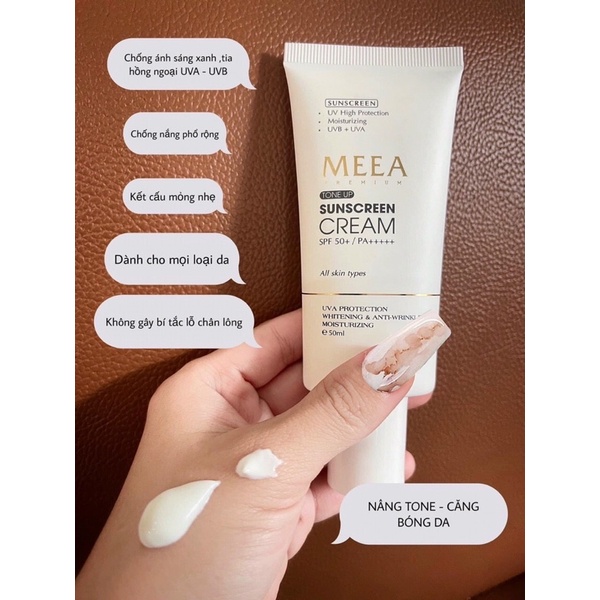 Chống nắng Meea bền bỉ với tính kháng nước cao Chống nắng Meea bền bỉ với tính kháng nước cao