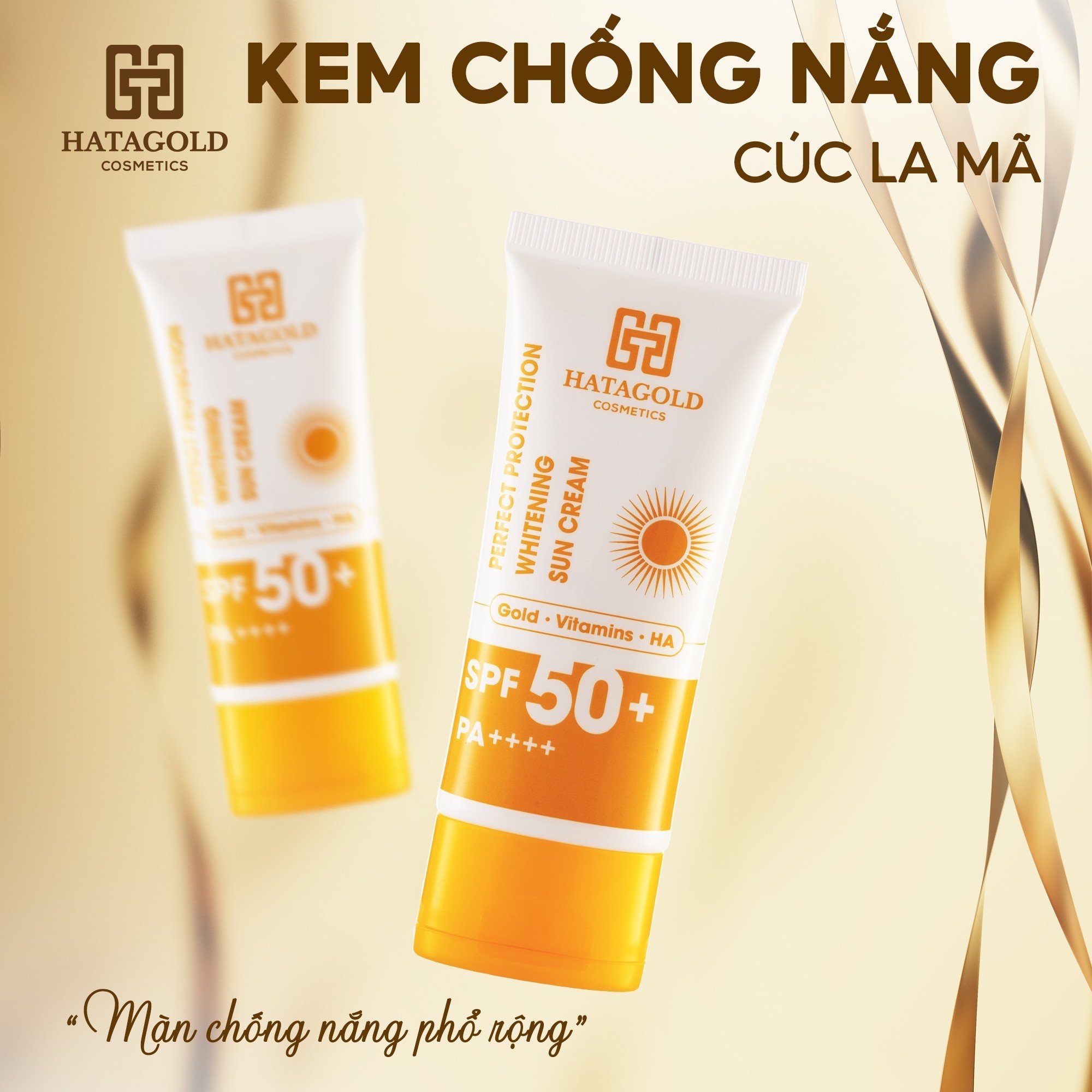 Kem chống nắng Hatagold màn chống nắng phổ rộng