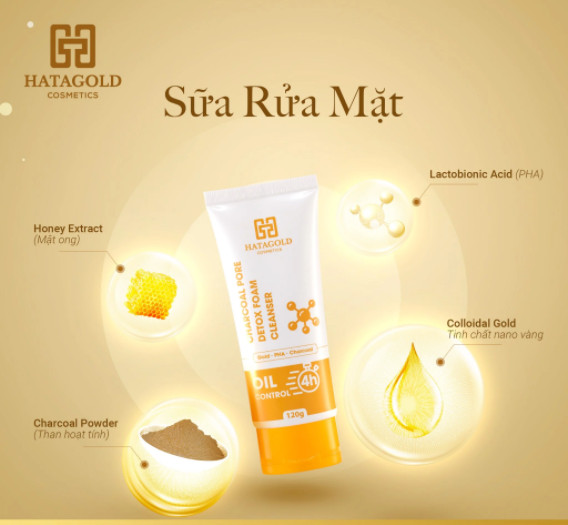 Da khỏe sạch mụn với sữa rửa mặt Hatagold Da khỏe sạch mụn với sữa rửa mặt Hatagold