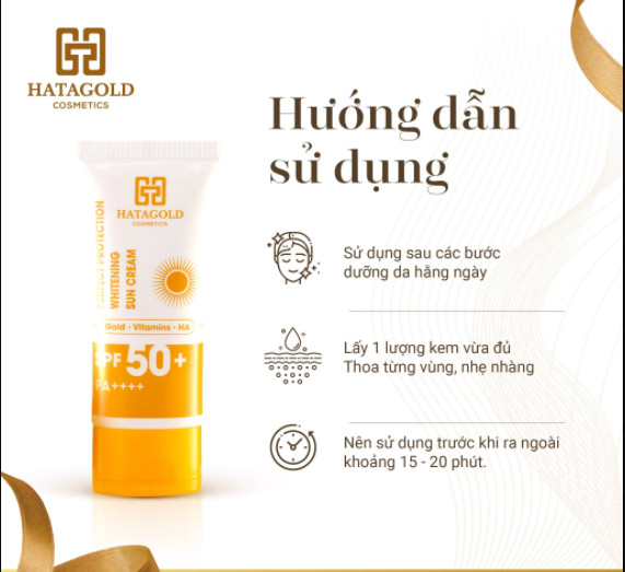 Ra mắt dòng kem chống nắng Hatagold thế hệ mới Ra mắt dòng kem chống nắng Hatagold thế hệ mới