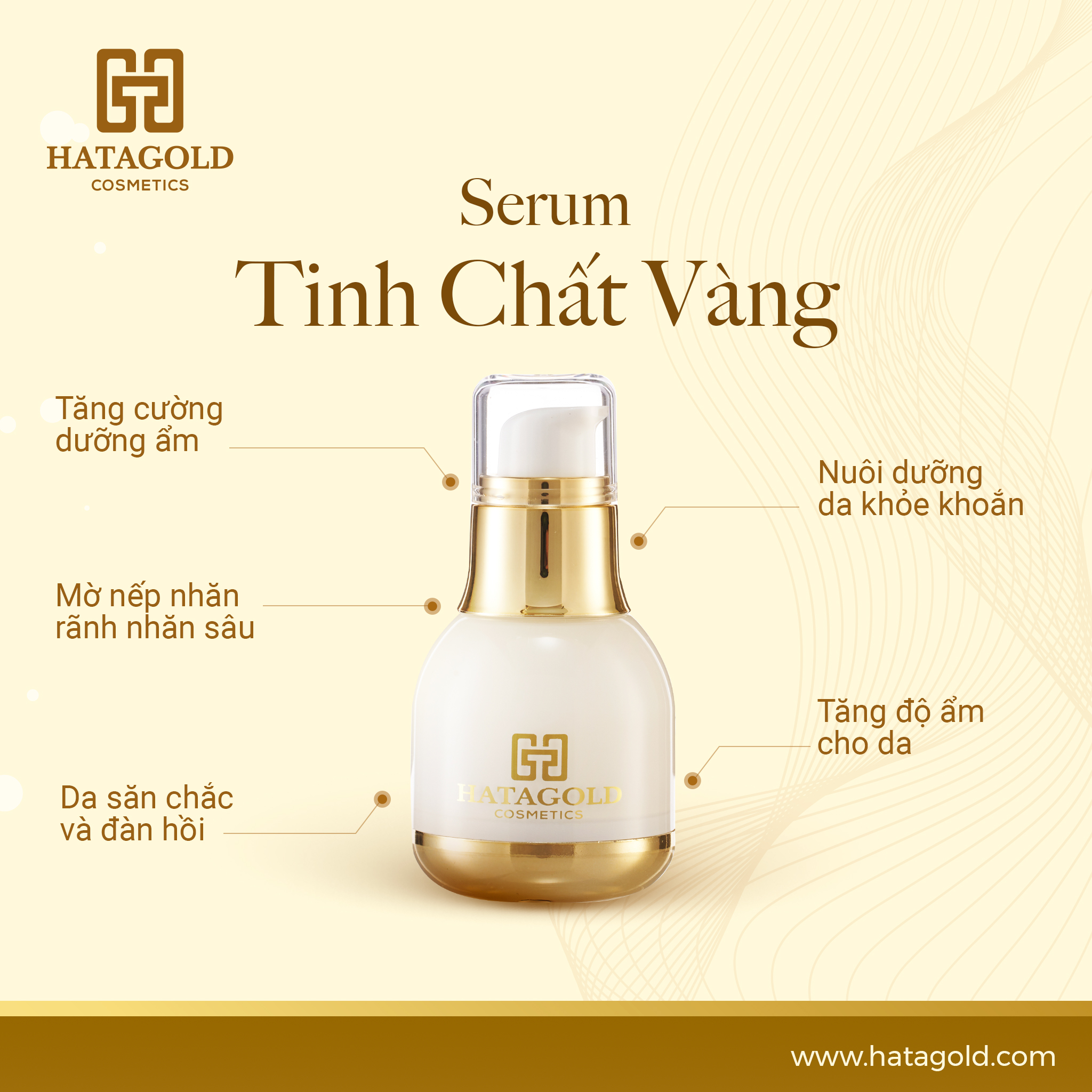 Đánh bay nám tàn nhang cùng serum tinh chất vàng 24k Hatagold Đánh bay nám tàn nhang cùng serum tinh chất vàng 24k Hatagold