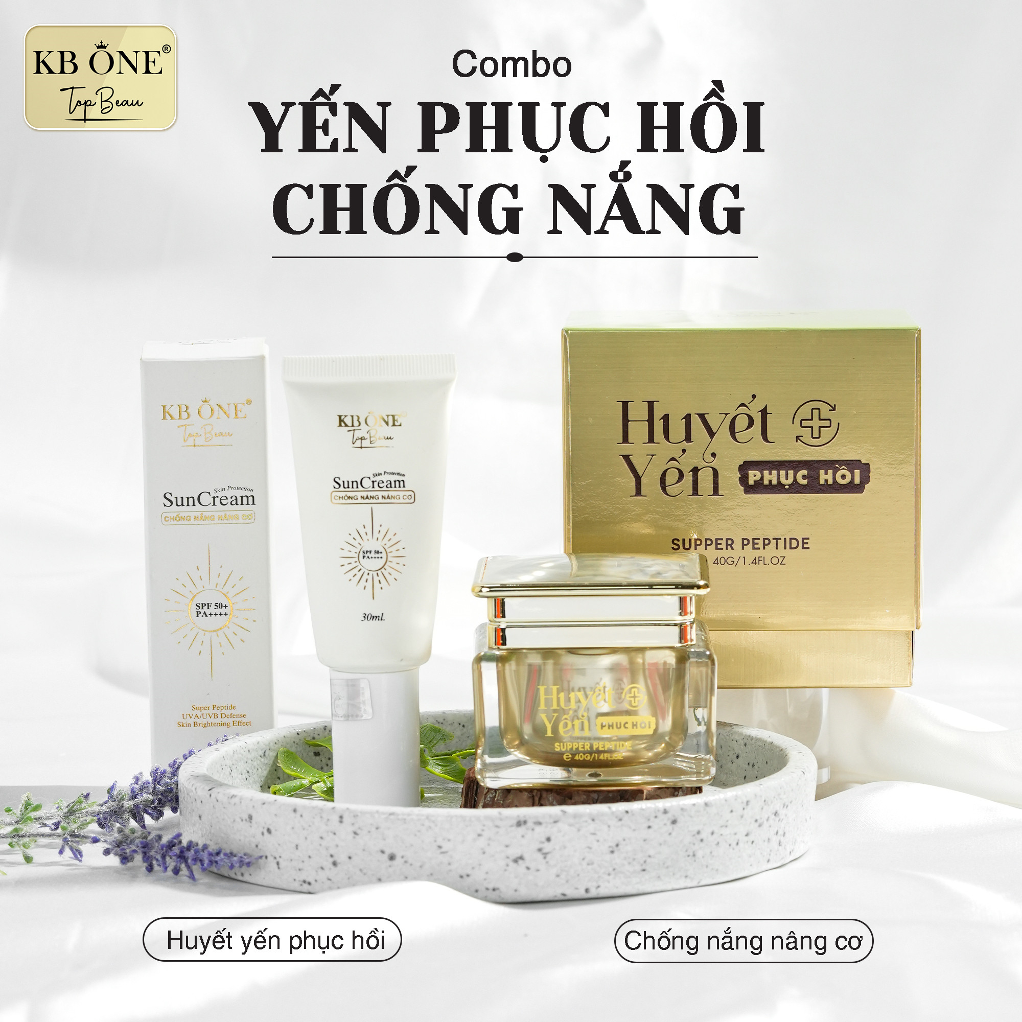 Siêu phẩm phục hồi huyết yến kbone chuyên phục hồi da mỏng đỏ giãn mao mạch