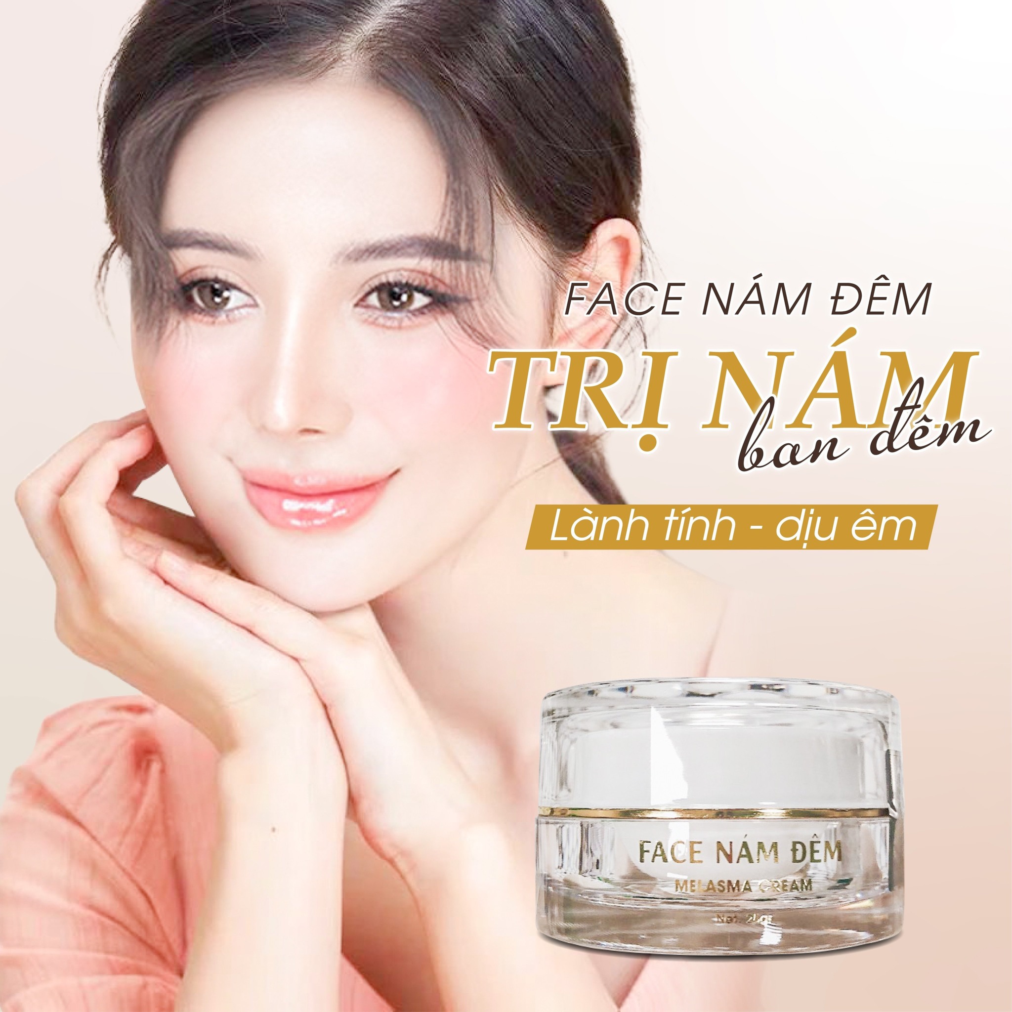 Face Nám Đêm NCollagen trị nám ban đêm an toàn lành tính dịu êm