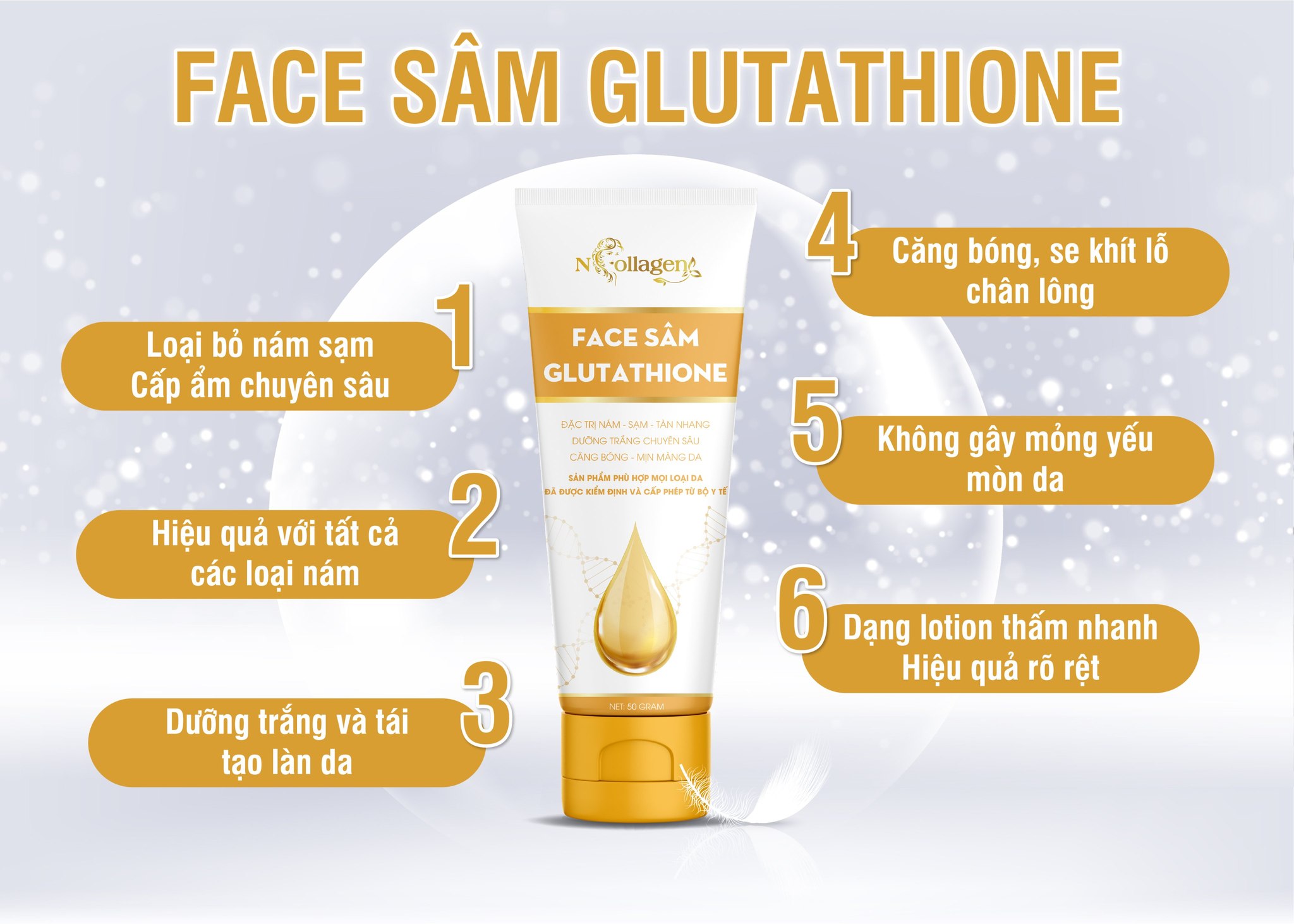 Có Face Sâm Glutathione thì an tâm đuổi nám đi nhanh và đi xa Có Face Sâm Glutathione thì an tâm đuổi nám đi nhanh và đi xa
