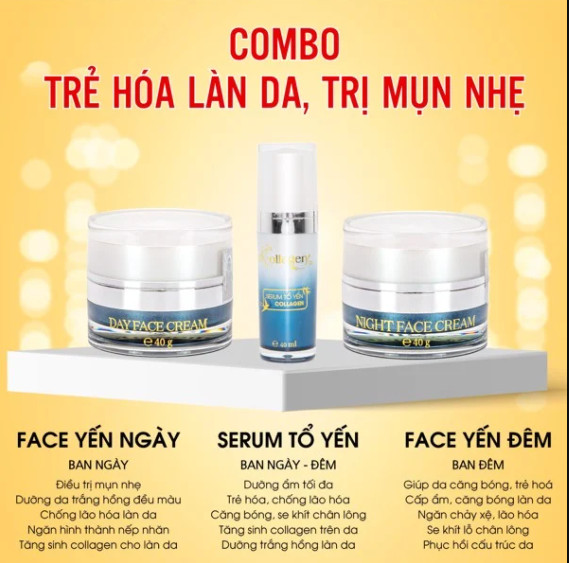 Kéo căng chảy xệ đập tan lão hóa với Combo Yến Ncollagen Kéo căng chảy xệ đập tan lão hóa với Combo Yến Ncollagen