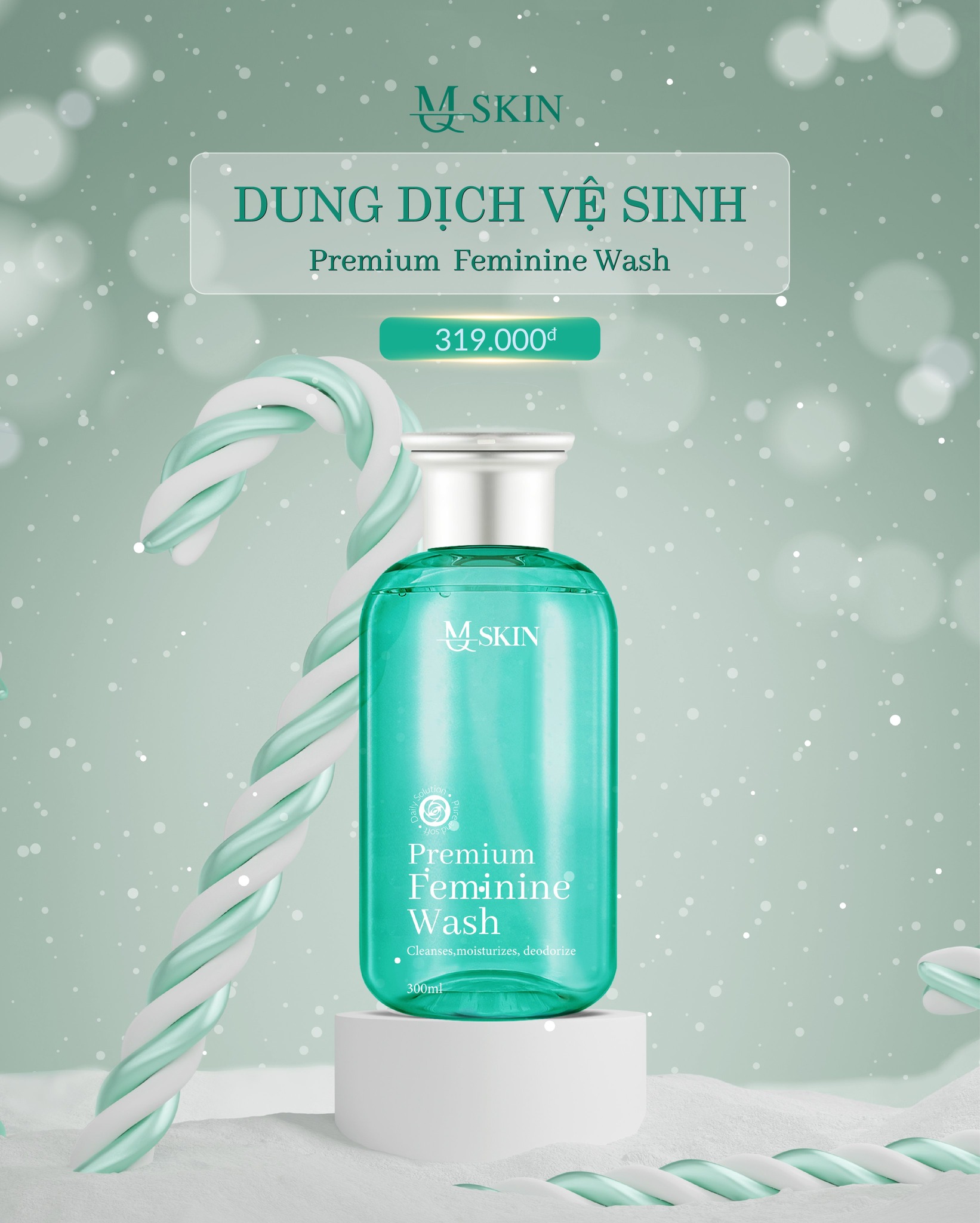 Dung dịch vệ sinh "cô bé" dung dịch vệ sinh MQ Skin - Premium Feminine Wash Dung dịch vệ sinh "cô bé" dung dịch vệ sinh MQ Skin - Premium Feminine Wash