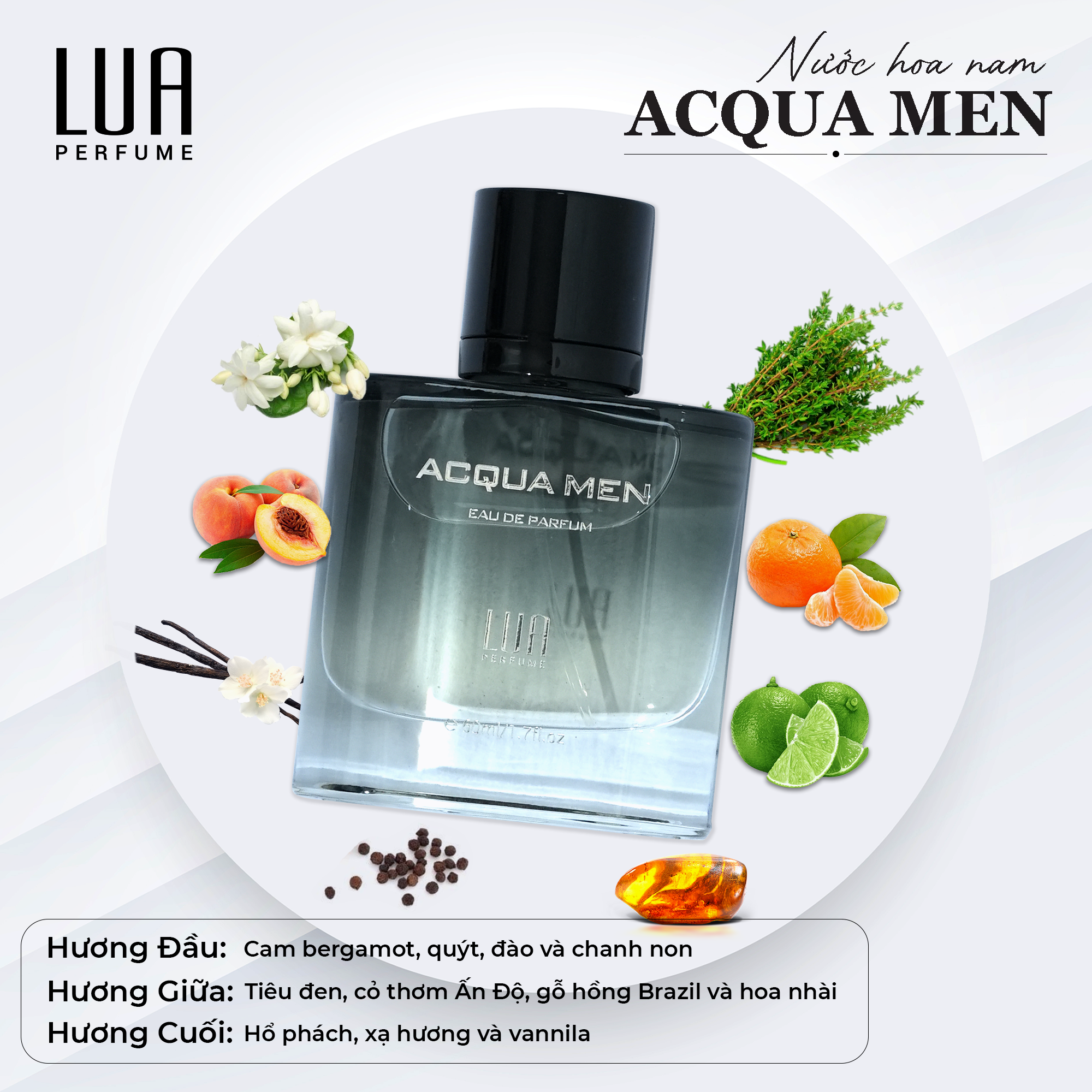 Accqua Men mùi hương nước hoa lên ngôi mùa hè