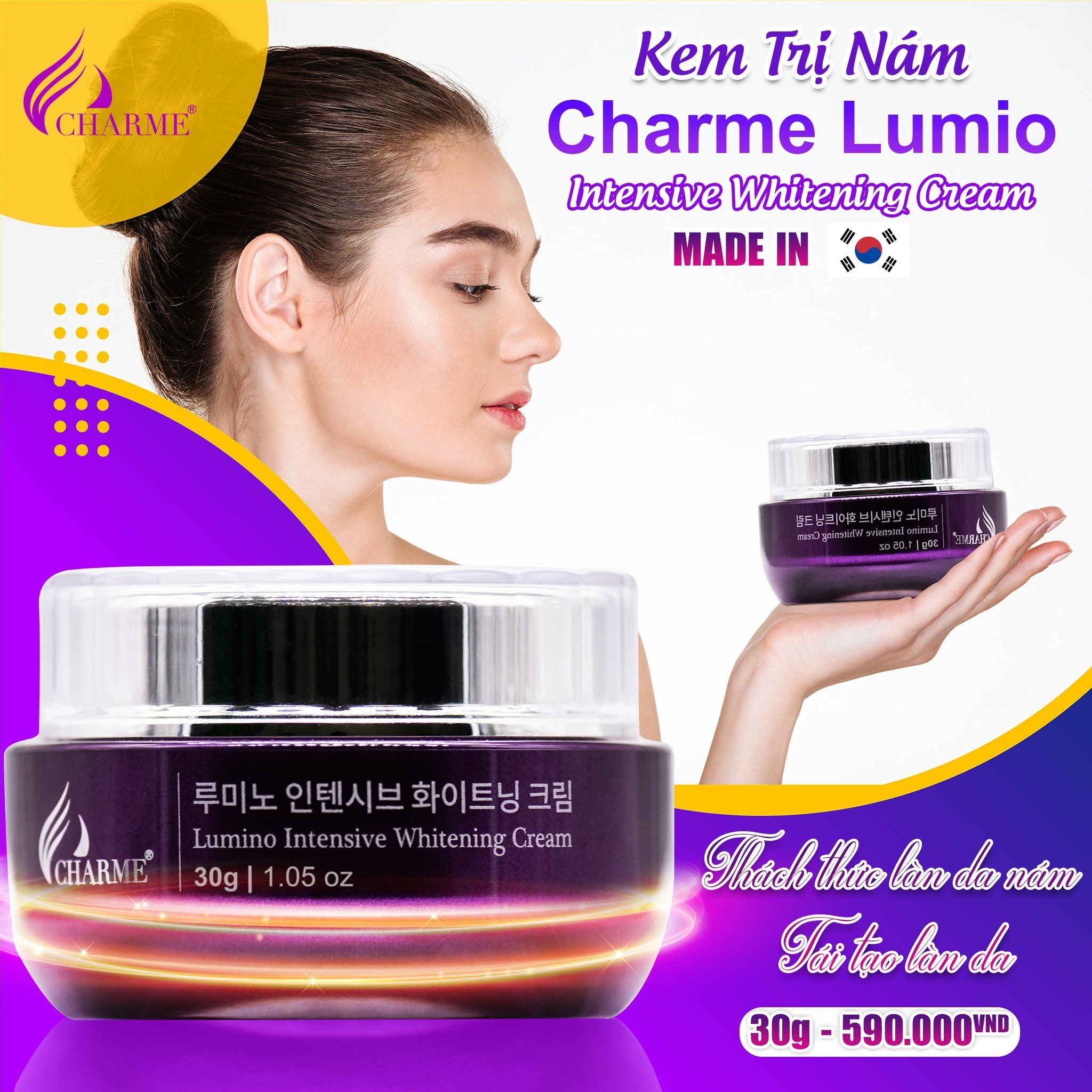 Cùng Charme sở hữu bí quyết trị nám vì làn da không tì vết