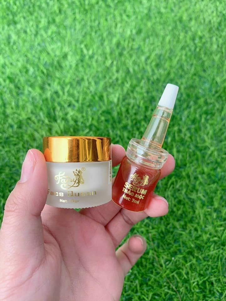 Serum Thảo Mộc Fairy Cosmetics mini 7ml dưỡng trắng căng bóng da Serum Thảo Mộc Fairy Cosmetics mini 7ml dưỡng trắng căng bóng da