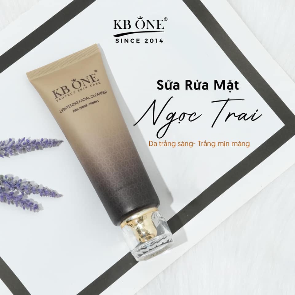 Sửa rửa mặt làm sạch sâu chiết xuất từ ngọc trai KBone
