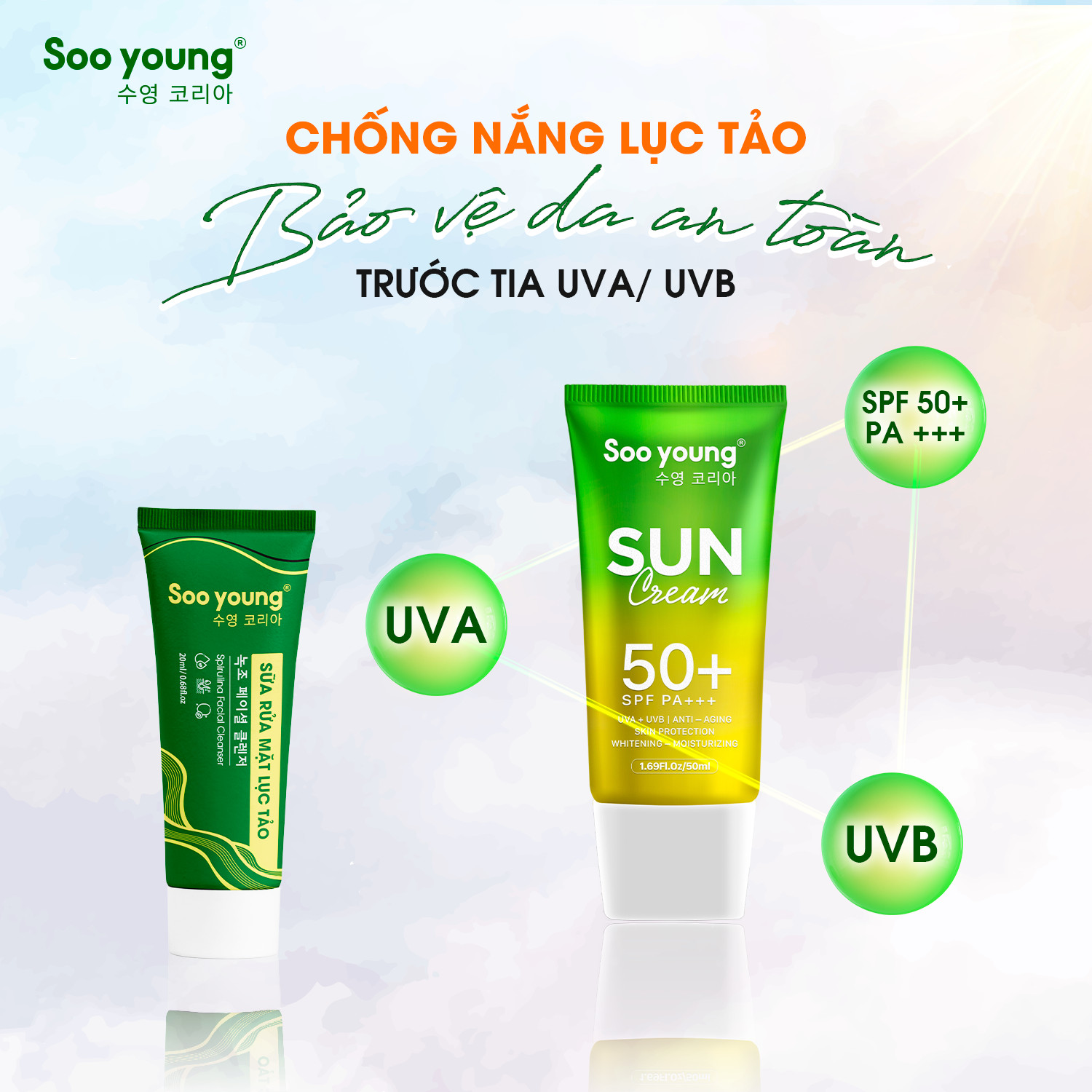 Qùa tặng ra mắt bắt chọn ưu đãi mua một chống nắng nhận ngay 1 sữa rửa mặt mini Qùa tặng ra mắt bắt chọn ưu đãi mua một chống nắng nhận ngay 1 sữa rửa mặt mini