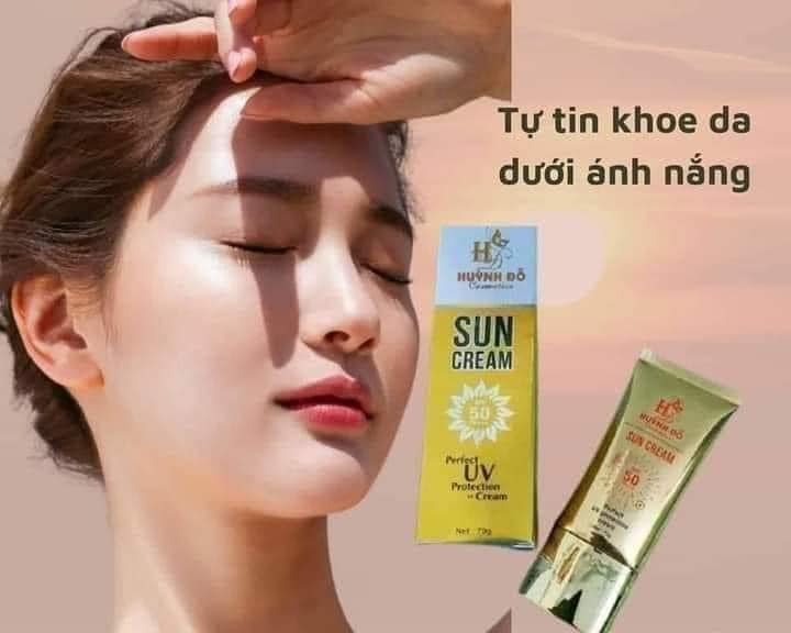 Chống nắng Sun Cream giúp bạn tự tin dưới nắng hè