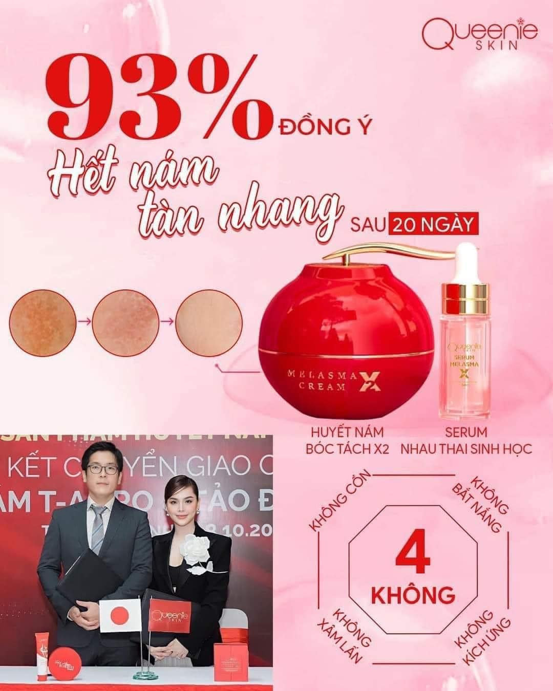 Huyết nám bóc tách x2 xóa bỏ sự tự ti về nám bên trong bạn