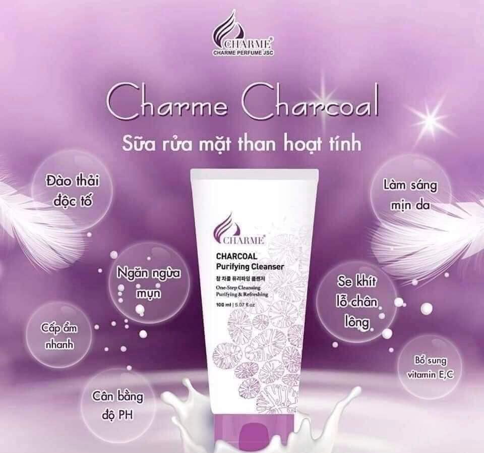 Sữa rửa mặt nước hoa Charme Chacoal có gì khác biệt Sữa rửa mặt nước hoa Charme Chacoal có gì khác biệt