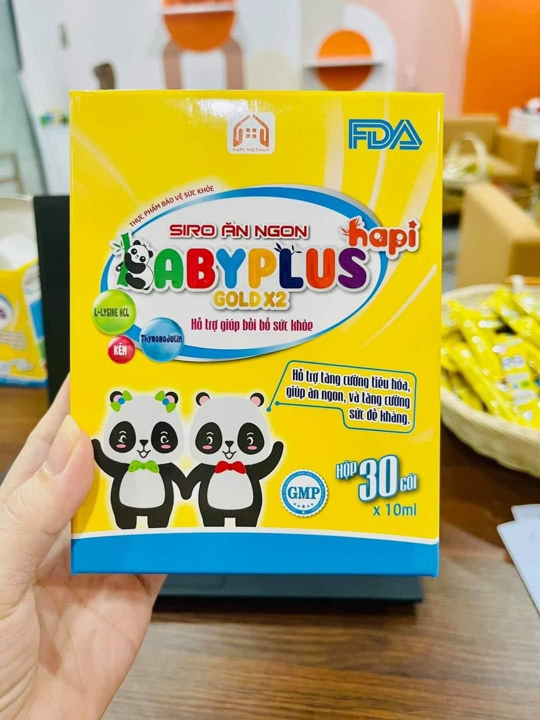 Siro Babypus Gold X2 dinh dưỡng vàng cho bé biếng ăn, chậm lớn Siro Babypus Gold X2 dinh dưỡng vàng cho bé biếng ăn, chậm lớn