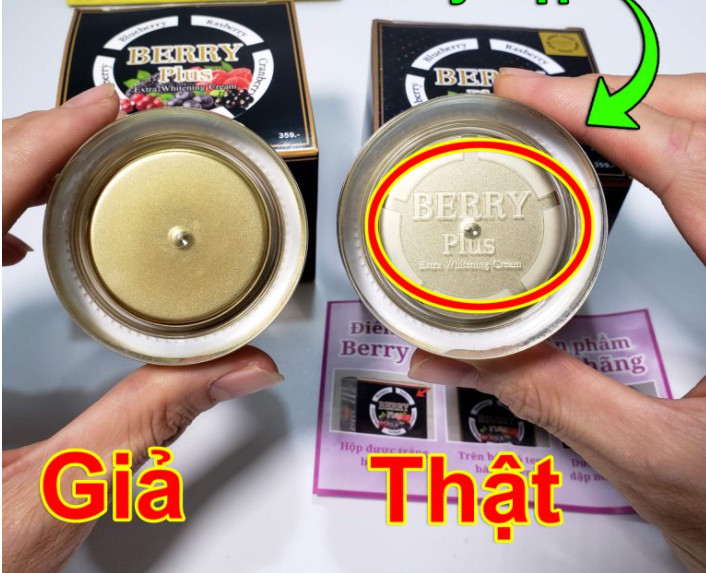 Cách phân biệt để mua được đúng hàng chính hãng kem face Berry Cách phân biệt để mua được đúng hàng chính hãng kem face Berry