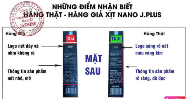 Hãy phân biệt chai xịt Tan Mỡ Nano J.Plus thật và giả đừng vội sử dụng Hãy phân biệt chai xịt Tan Mỡ Nano J.Plus thật và giả đừng vội sử dụng
