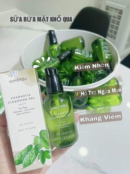 Có sửa rữa mặt Charantia Cleansig Gel làn da sạch mụn khỏe mạnh không còn là ước mơ Có sửa rữa mặt Charantia Cleansig Gel làn da sạch mụn khỏe mạnh không còn là ước mơ
