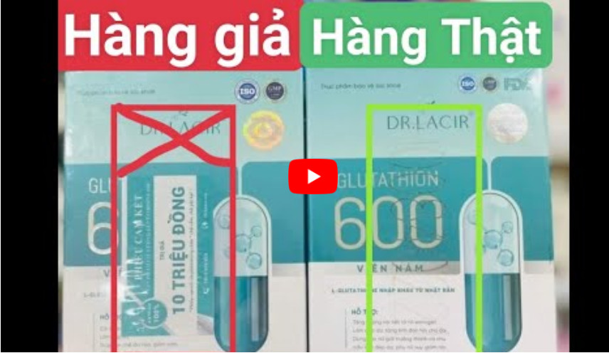 Chính thức thông báo tới tất cả các quý khách hàng viên uống Glutathione đã xuất hiện hàng giả