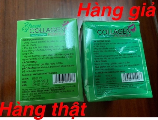 Cách nhận biết Diệp lục Green Collagen hàng thật hay giả Cách nhận biết Diệp lục Green Collagen hàng thật hay giả