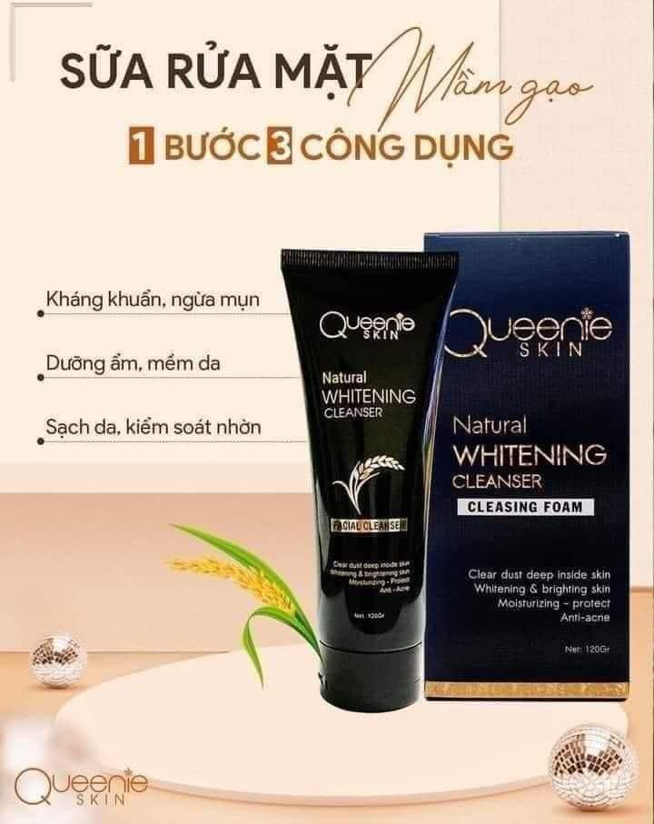 yêu thương da mỗi ngày với sữa rửa mặt mầm gạo Queenie Skin yêu thương da mỗi ngày với sữa rửa mặt mầm gạo Queenie Skin
