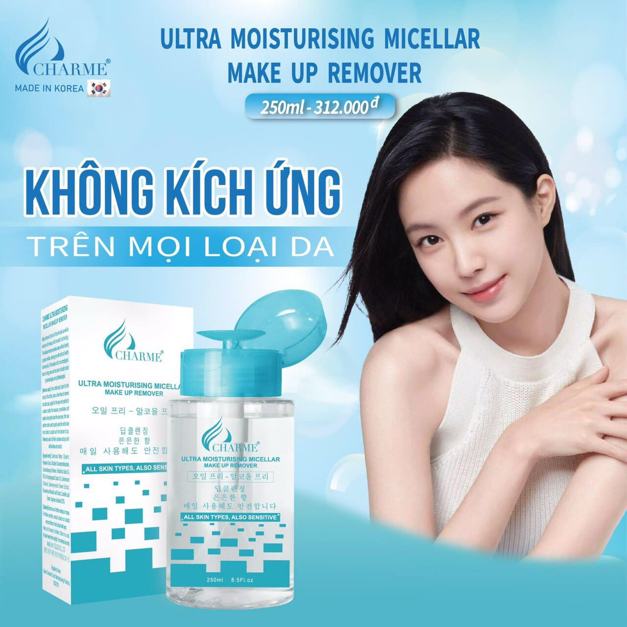 Những lý do nên chọn nước tẩy trang Charme Made in Korea Những lý do nên chọn nước tẩy trang Charme Made in Korea
