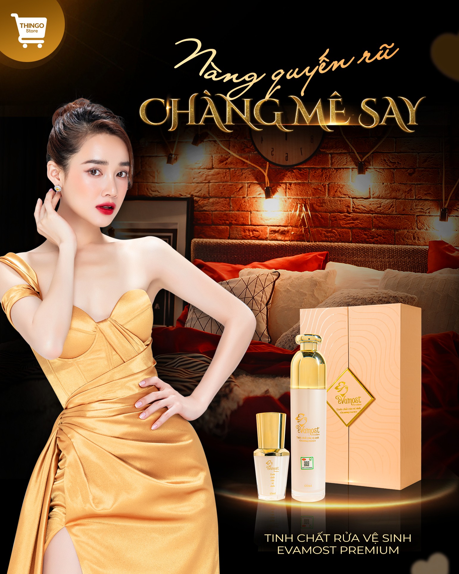 Tinh chất rửa vệ sinh Evamost Premium cho nàng quyết rũ để chàng mê say Tinh chất rửa vệ sinh Evamost Premium cho nàng quyết rũ để chàng mê say