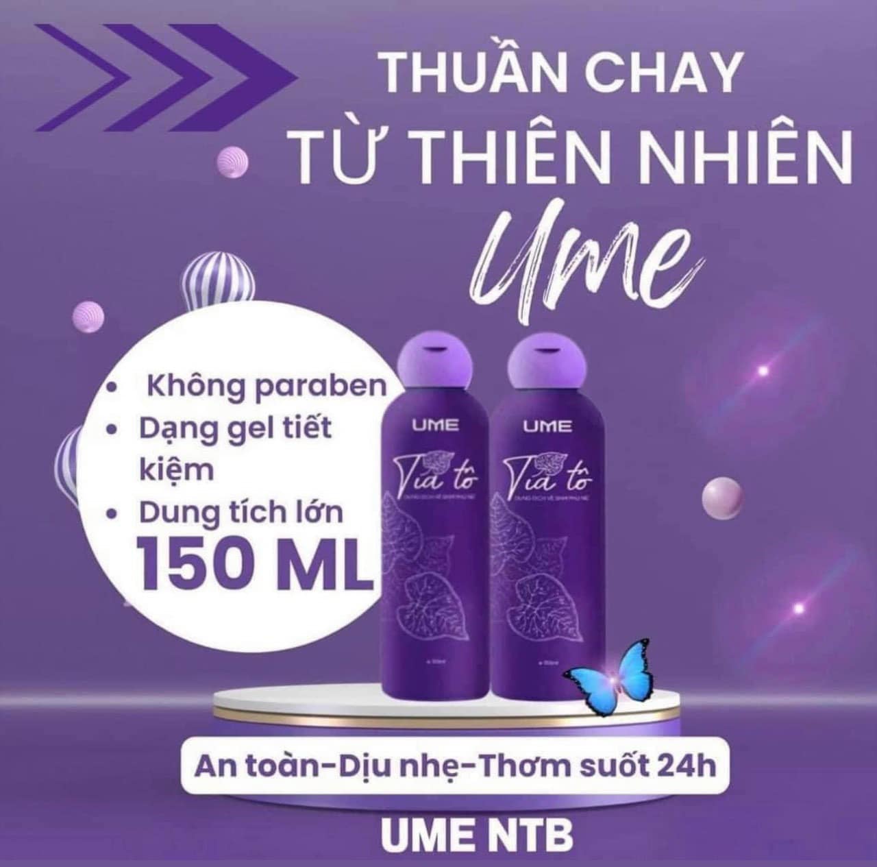 Dung dịch vệ sinh Tía Tô UME Thuần chay không Paraben hoá chất Dung dịch vệ sinh Tía Tô UME Thuần chay không Paraben hoá chất