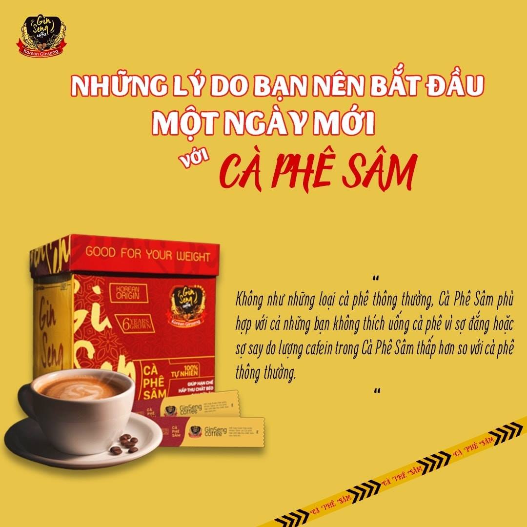 Hãy trải nghiệm thử Cà Phê Sâm hỗ trợ giảm cân