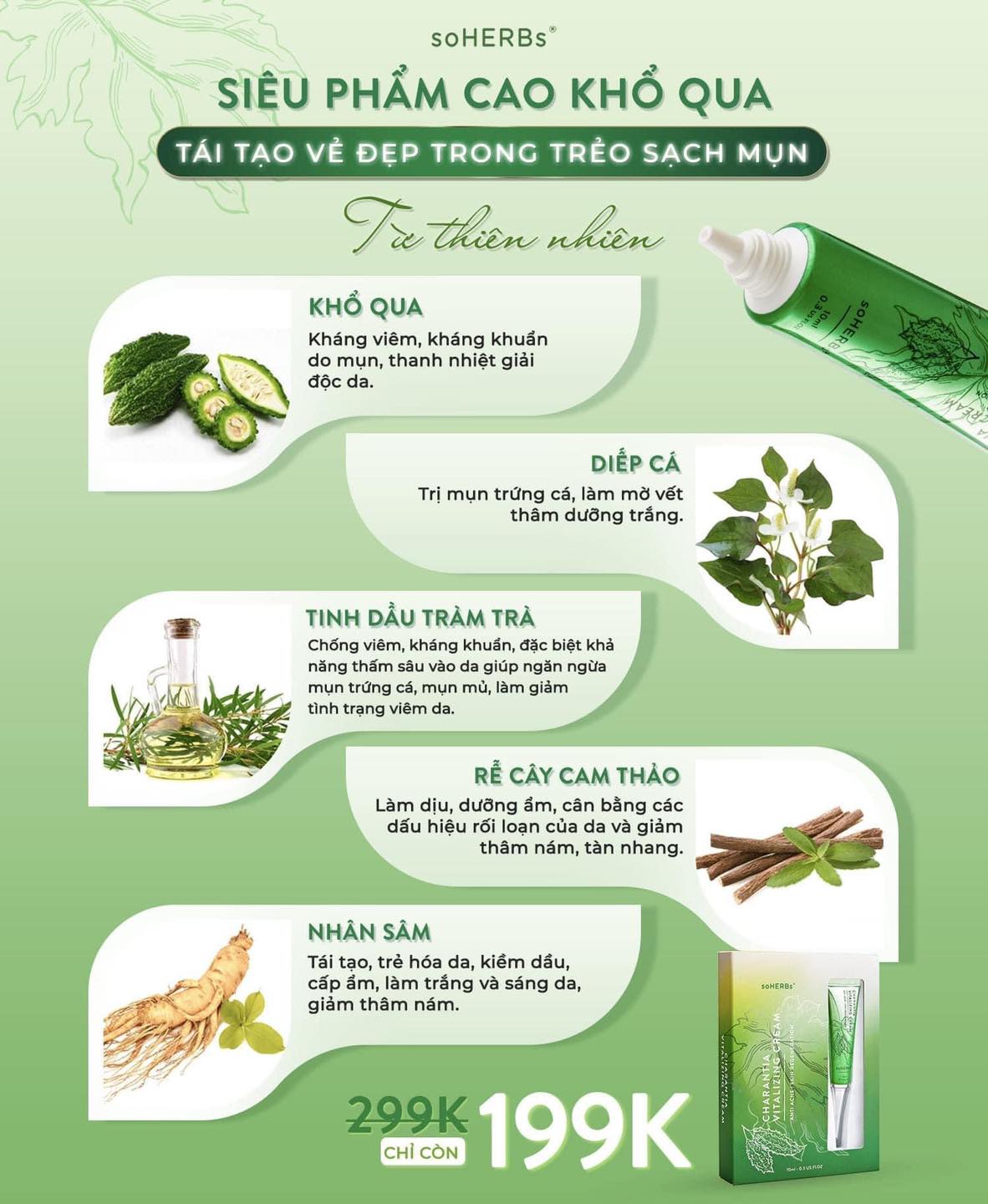 Một sản phẩm trị mụn lành tính hiệu quả cao đứng top hiện nay cao khổ qua trị mụn Soherbs Một sản phẩm trị mụn lành tính hiệu quả cao đứng top hiện nay cao khổ qua trị mụn Soherbs