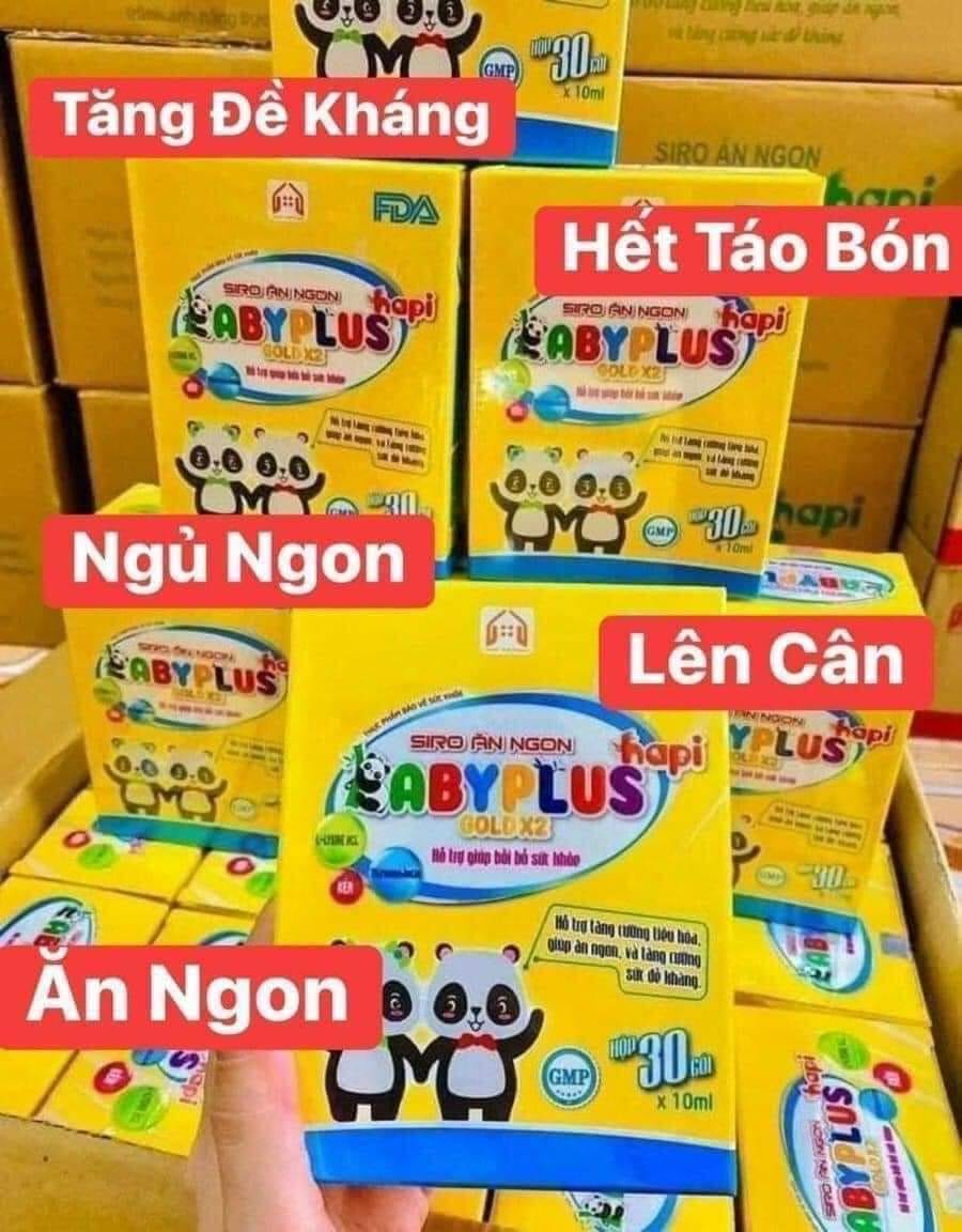 Siro ăn ngon Baby Plus lựa chọn tuyệt vời cho trẻ biếng ăn Siro ăn ngon Baby Plus lựa chọn tuyệt vời cho trẻ biếng ăn
