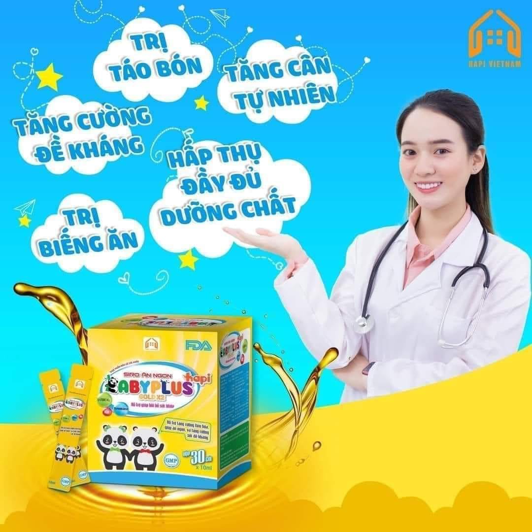 Siro ăn ngon BabyPlus bí kíp chinh phục các bé lười ăn chậm lên ký