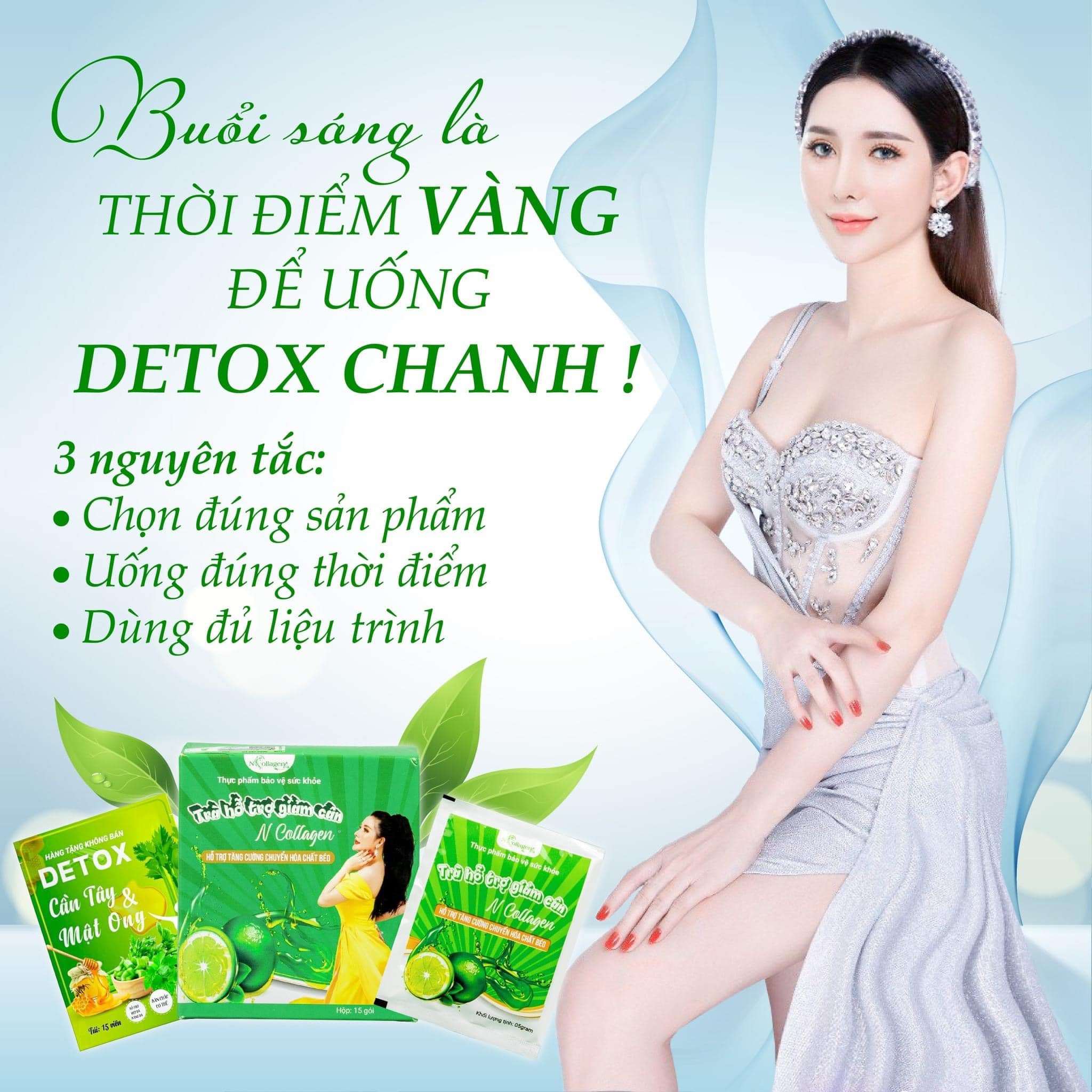 Uống sớm chừng nào tốt chừng đó với Detox Chanh Ncollagen Uống sớm chừng nào tốt chừng đó với Detox Chanh Ncollagen