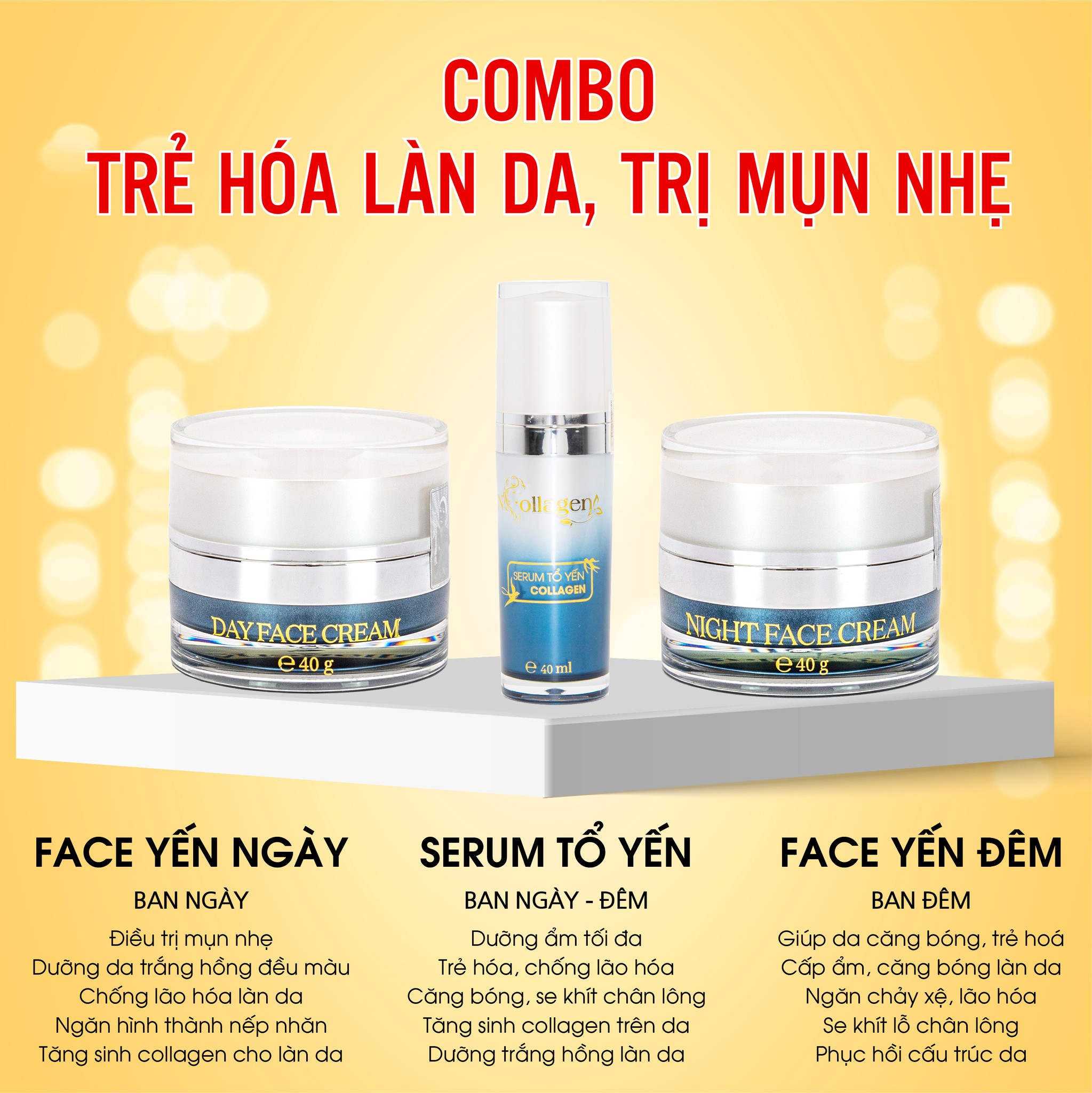 Combo Yến căng mọng làn da nhận quà thật đã Combo Yến căng mọng làn da nhận quà thật đã