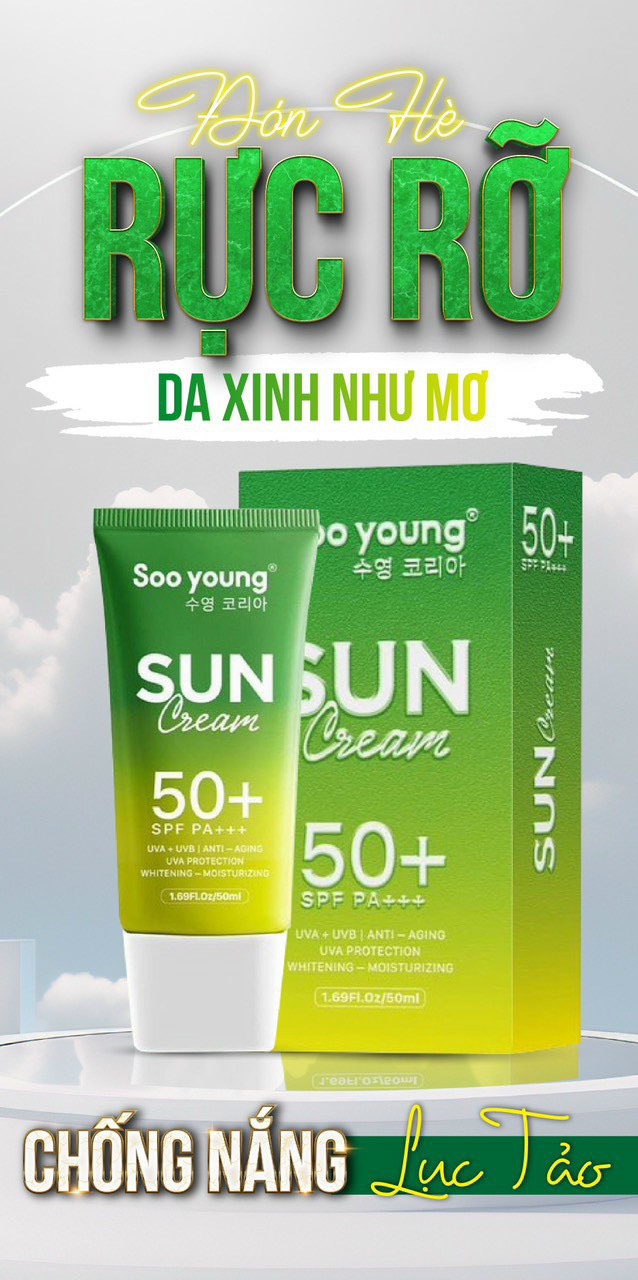 Đón hè rực rỡ da xinh như mơ khi có kem chống nắng Soo Young đồng hành cùng bạn Đón hè rực rỡ da xinh như mơ khi có kem chống nắng Soo Young đồng hành cùng bạn