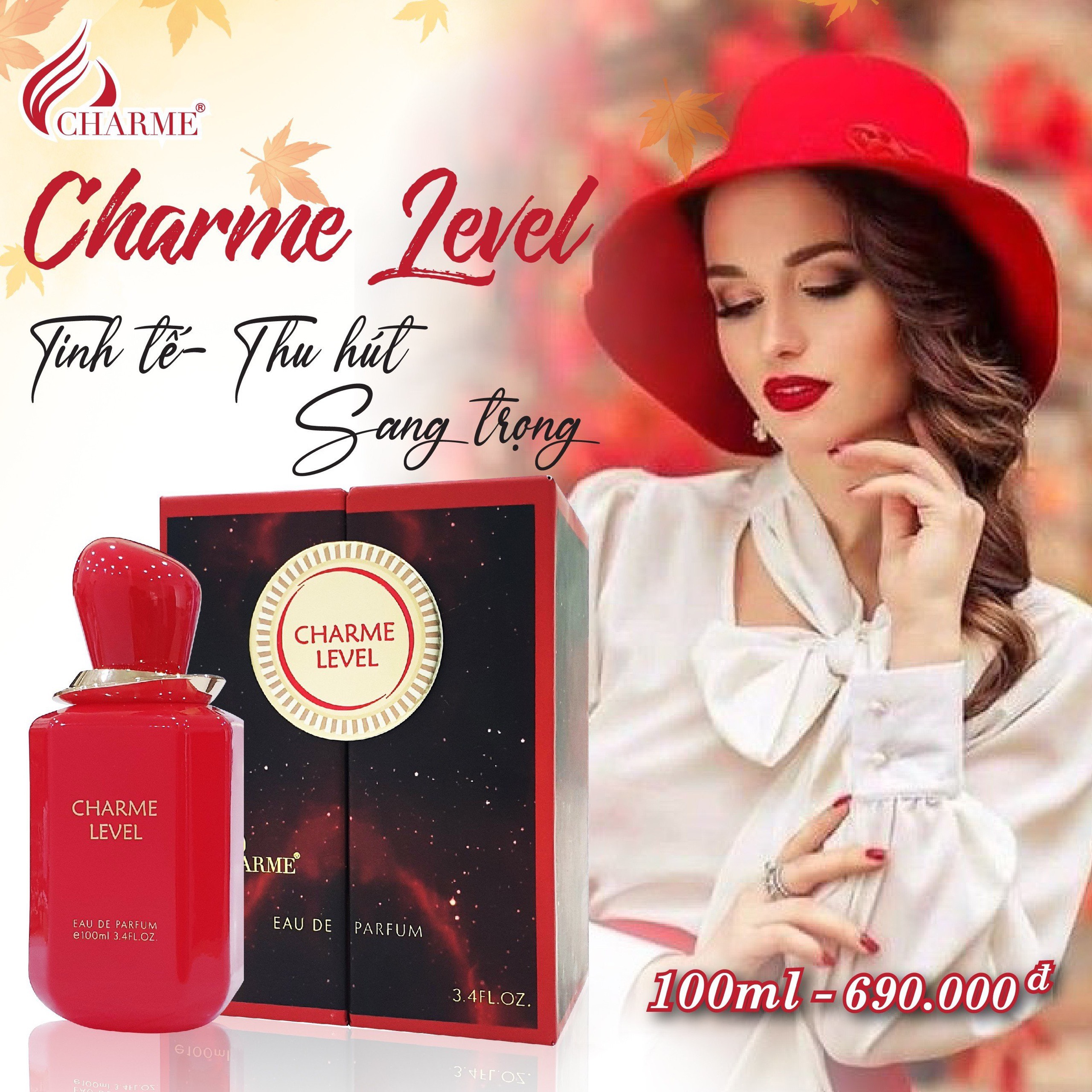 Muốn sở hữu mùi hương đẳng cấp quý phái chắc chắn sẽ không thất vọng khi kết đôi cùng Charme Level Muốn sở hữu mùi hương đẳng cấp quý phái chắc chắn sẽ không thất vọng khi kết đôi cùng Charme Level